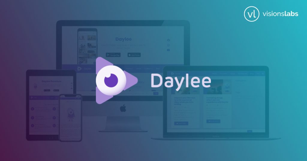 Daylee - osobní video deník - web - brno